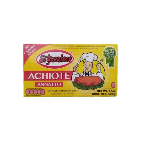 El Yucateco Annatto Paste Block 15 oz., PK12 10816493015899